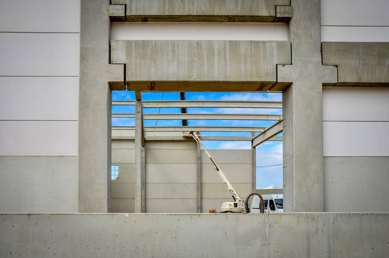 Structure étudiée et réalisée sur un chantier LMB